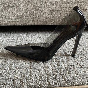 GOOD AMERICAN Cinderella 👠 Cinder-F*cking-Rella Glass Pumps